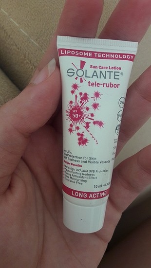 solante spf 50 güneş kremi tester 