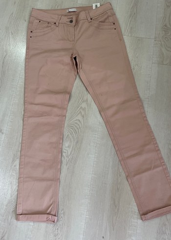 Bej Midi Kadın Kumaş Pantolon - Görsel 2