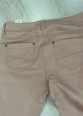 Bej Midi Kadın Kumaş Pantolon - Görsel 3