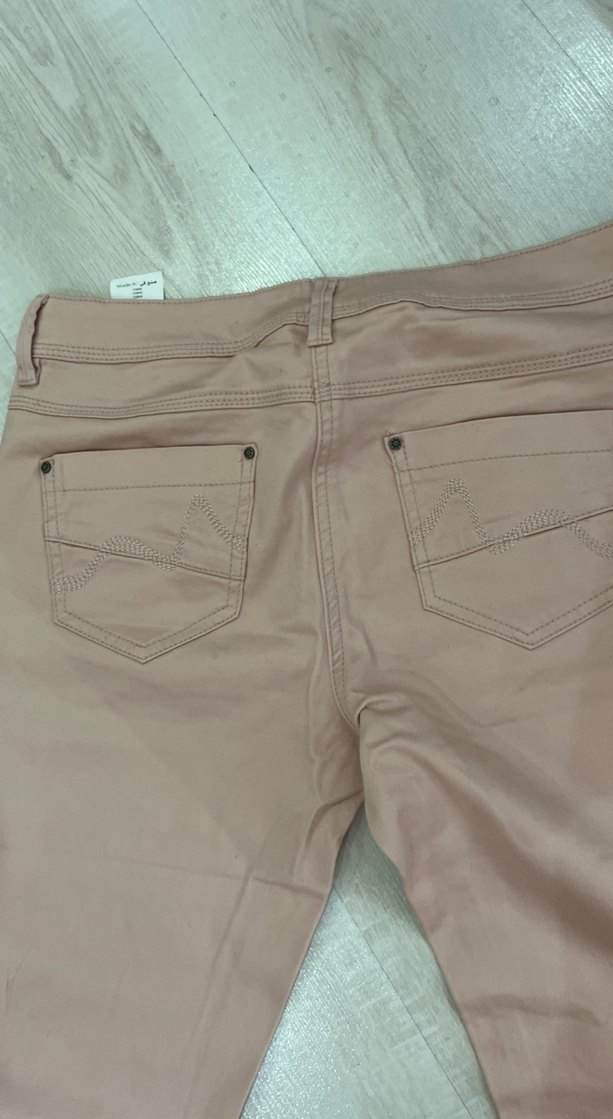 Bej Midi Kadın Kumaş Pantolon - Görsel 3