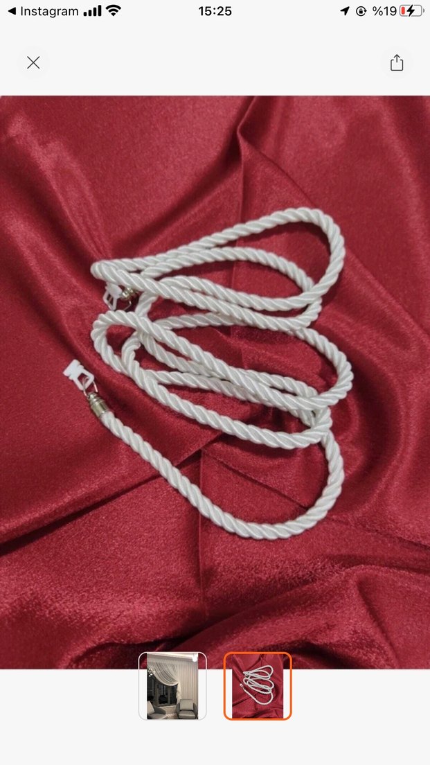 Modern Klasik Beyaz Gri Perde - Görsel 2