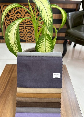 Gri Tonlarda kumaş fon perde - Görsel 4