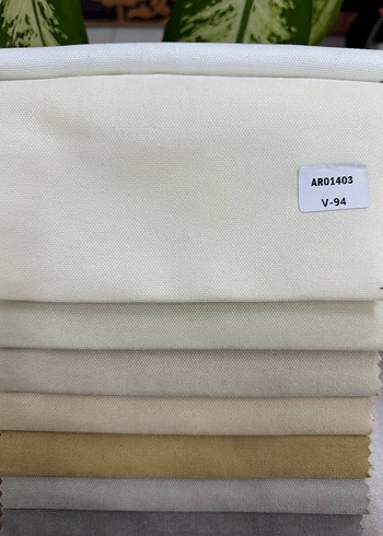 Beyaz Modern Perde Kumaşı AR01403 V-94 - Görsel 3