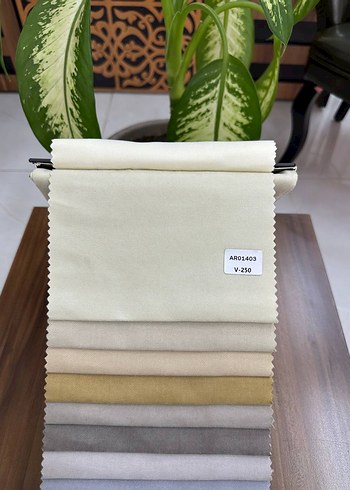 Beyaz Modern Perde Kumaşı AR01403 V-94 - Görsel 4