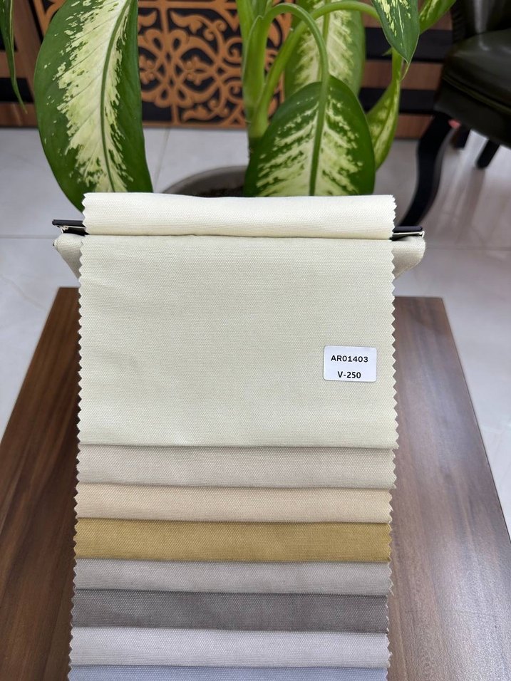 Beyaz Modern Perde Kumaşı AR01403 V-94 - Görsel 4