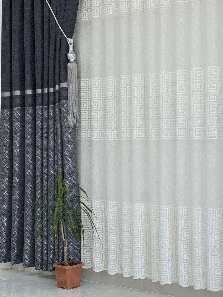 Beyaz tül perde - Görsel 5