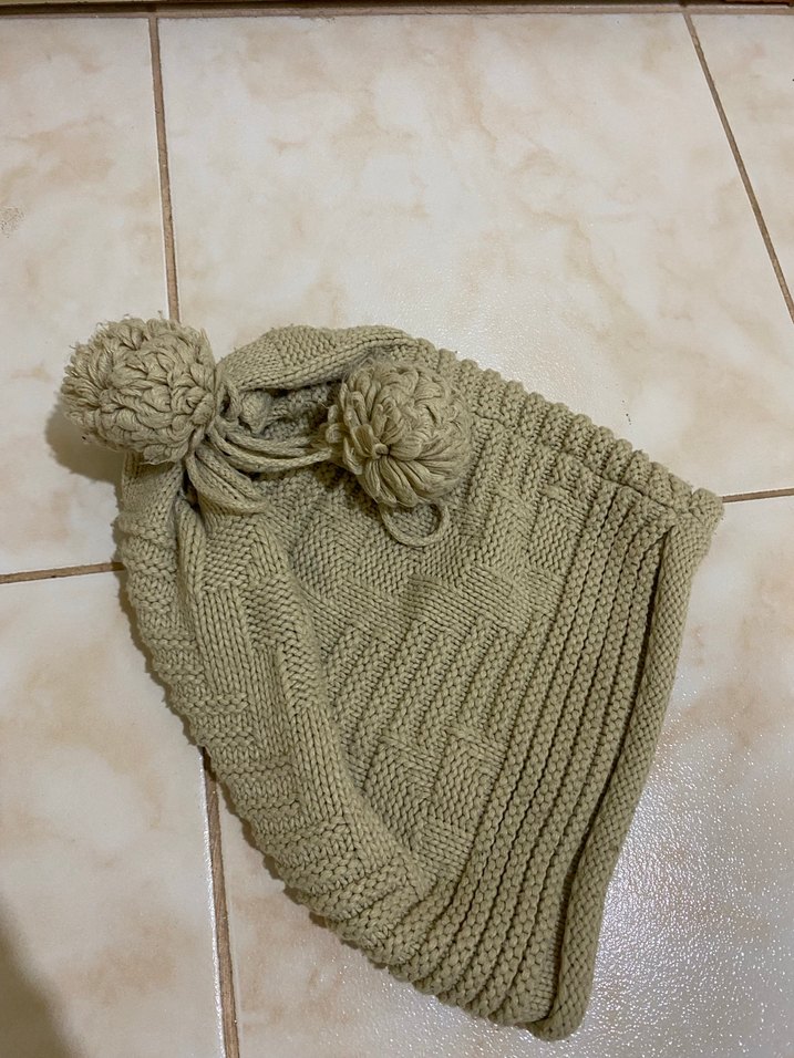 Bej Örgü Kadın Bere - Görsel 2