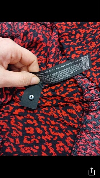s Beden Zara leopar elbise