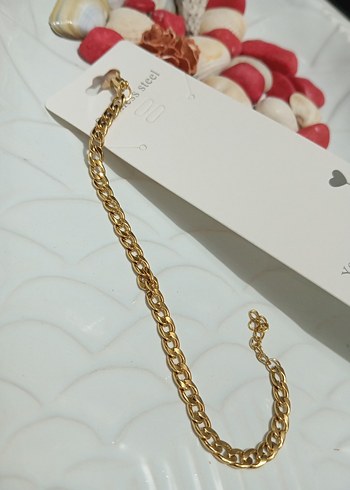 Zincir Detaylı Parlak Altın Kadın El Zinciri - Görsel 7