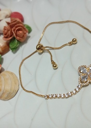 Altın Renkli Kadın su yolu Çelik Bileklik - Görsel 8