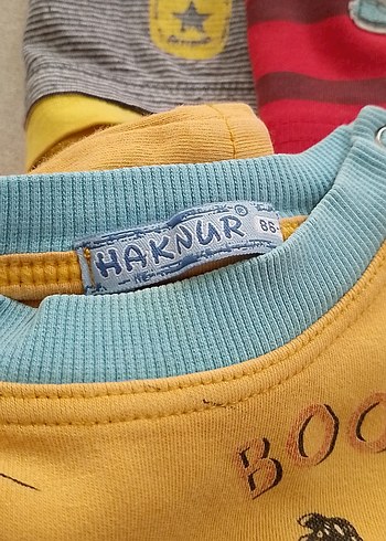 Erkek Çocuk Sarı Baskılı Sweatshirt - Görsel 4