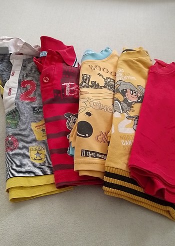 Erkek Çocuk Sarı Baskılı Sweatshirt - Görsel 2