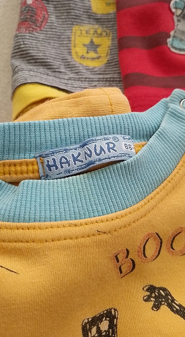 Erkek Çocuk Sarı Baskılı Sweatshirt - Görsel 4