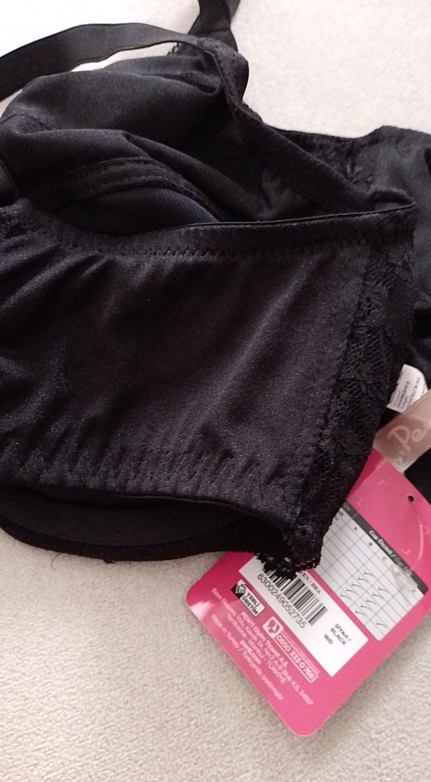 Siyah Goth Tarzı 90D Midi Sütyen - Görsel 2