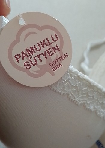 Beyaz Minimalist Bohem Sütyen - Görsel 2