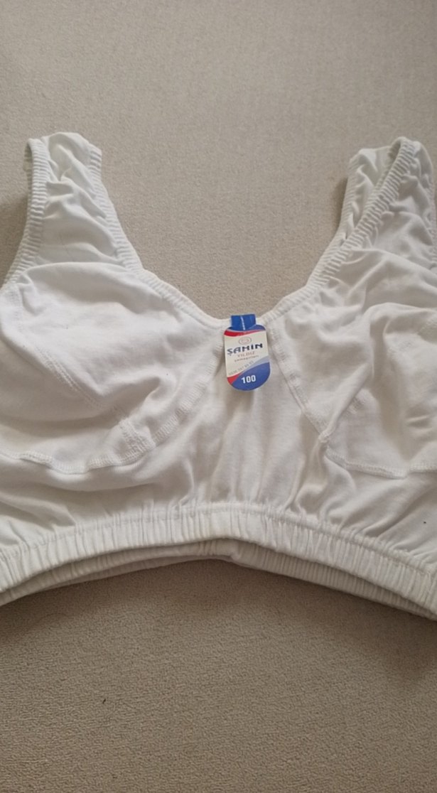 Beyaz Rahat Pamuklu Sütyen - Görsel 2