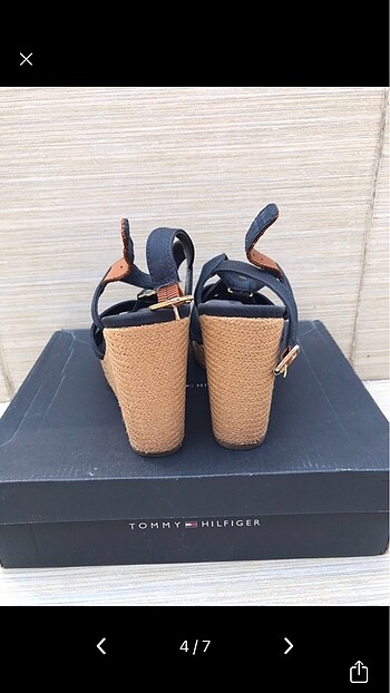 37 Beden camel Renk Tommy hilfiger topuklu ayakkabı