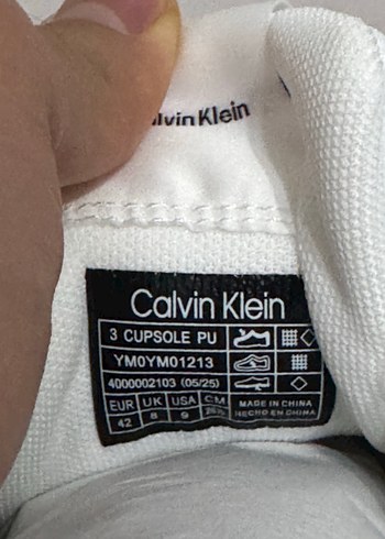 Calvin Klein Beyaz Erkek Sneaker - Görsel 5