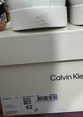 Calvin Klein Beyaz Erkek Sneaker - Görsel 7