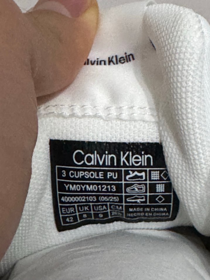Calvin Klein Beyaz Erkek Sneaker - Görsel 5