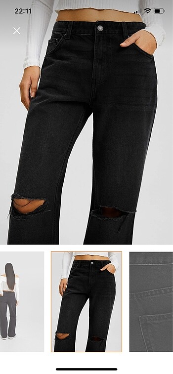 32 Beden siyah Renk Bershka