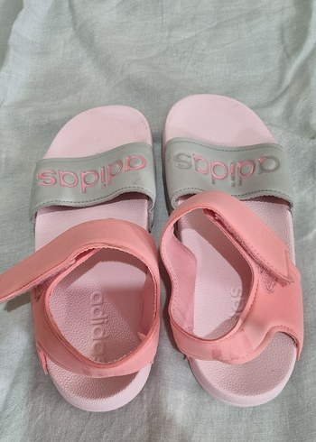 Kız Çocuk Pembe Adidas Bantlı Sandalet - Görsel 4