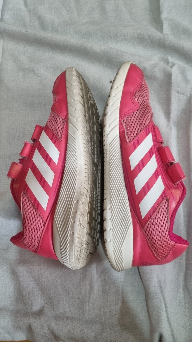 adidasKız Çocuk Pembe Cırt Cırtlı Spor Ayakkabı - Görsel 3