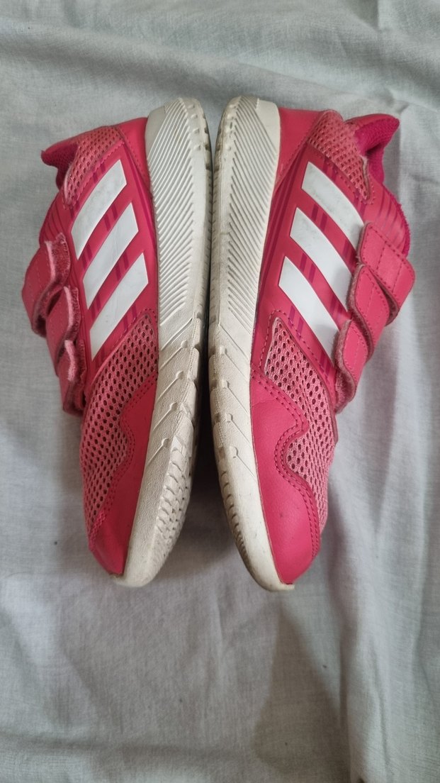 adidasKız Çocuk Pembe Cırt Cırtlı Spor Ayakkabı - Görsel 4