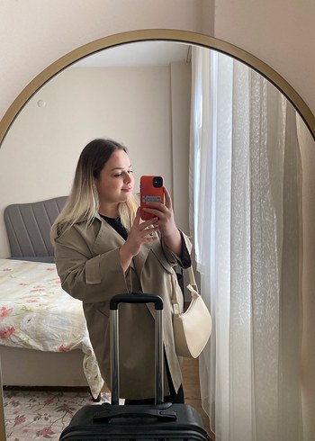 l Beden haki Renk Manuka Kadın Trençkot