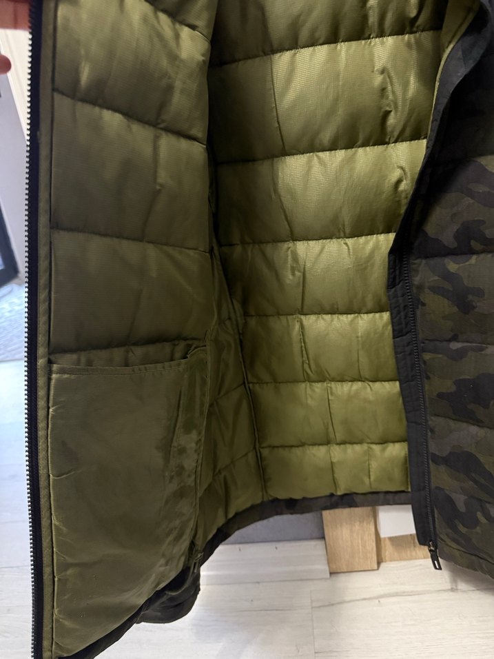 Erkek Kamuflaj Desenli Fermuarlı Mont - Görsel 2