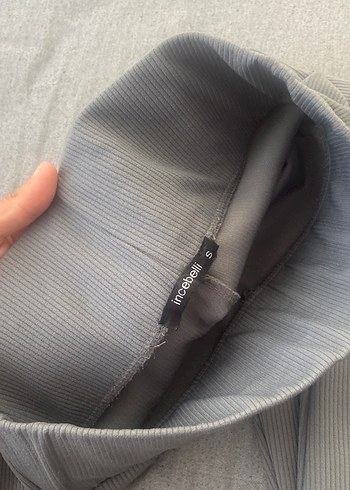 Gri Kadın Tayt - Görsel 2