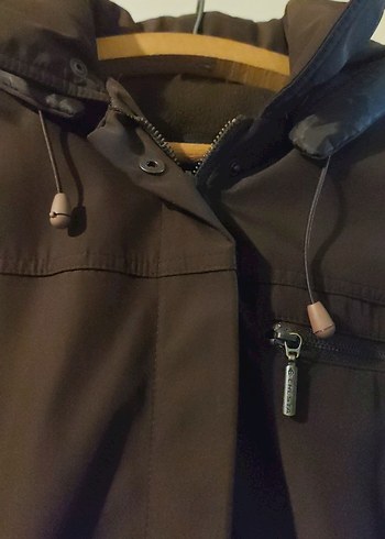 Kadın kahverengi yeni mont - Görsel 3