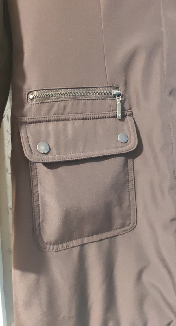 Kadın kahverengi yeni mont - Görsel 2