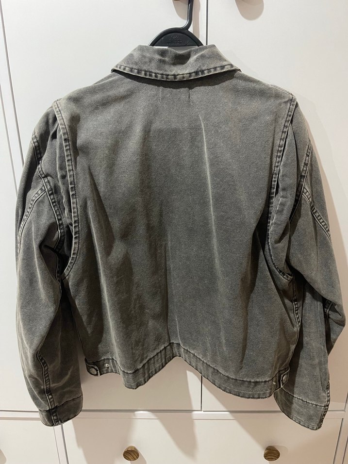 Zara denim ceket - Görsel 4