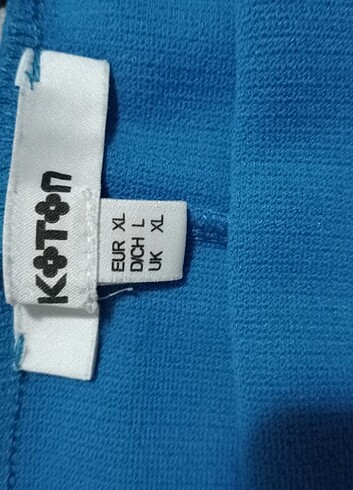 xl Beden mavi Renk Koton Etek