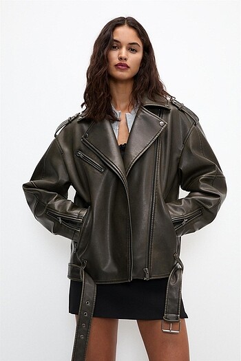 Pull and Bear Deri ceket