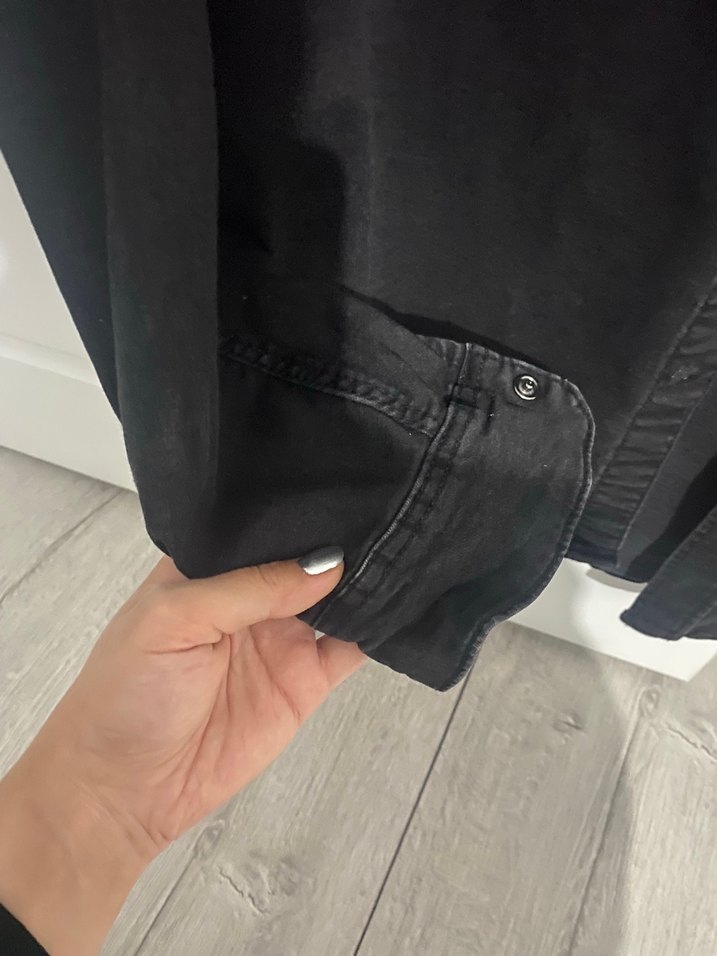 Siyah Denim Gömlek bershka — görsel 4/6