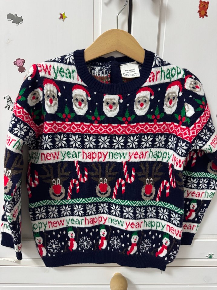 Erkek Çocuk yeniyıl Kazağı - Görsel 2