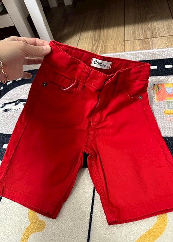 Kırmızı Erkek Çocuk Şort - Görsel 8