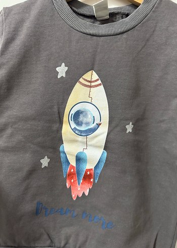 Gri Erkek Çocuk Sweatshirt - Görsel 5