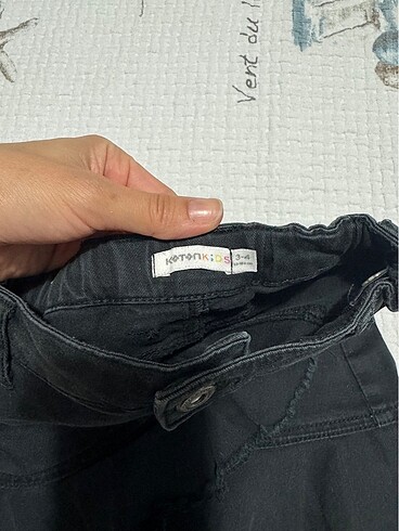 4 Yaş Beden siyah Renk Kız çocuk etek