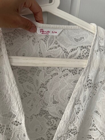 Plaj elbisesi kimono kaftan - Görsel 8