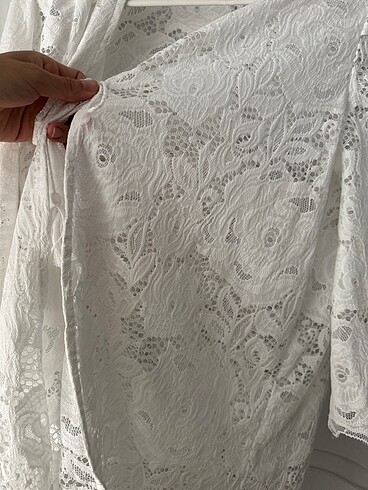 Plaj elbisesi kimono kaftan - Görsel 7