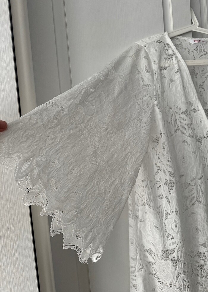 Plaj elbisesi kimono kaftan - Görsel 3