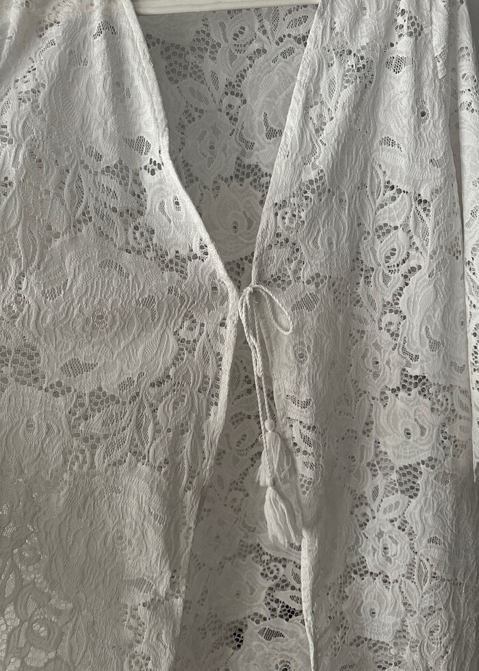 Plaj elbisesi kimono kaftan - Görsel 5