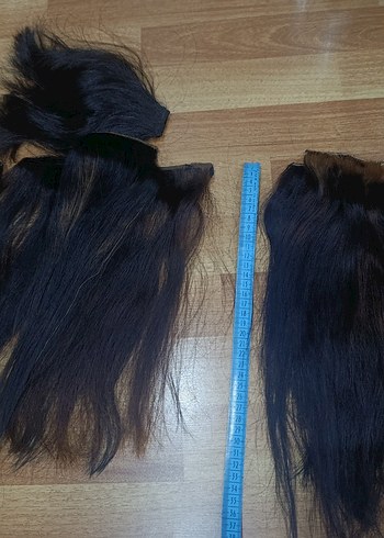 gerçek saç çit çit peruk - Görsel 5