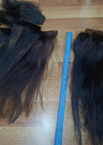 gerçek saç çit çit peruk - Görsel 7