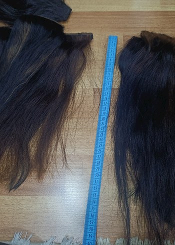 gerçek saç çit çit peruk - Görsel 6