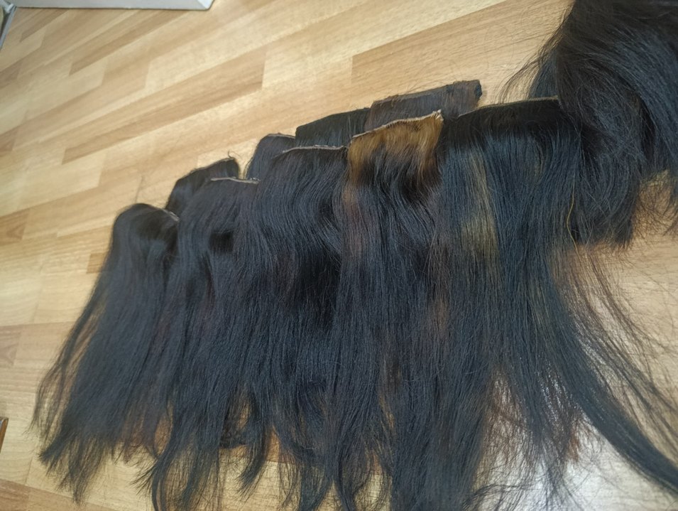 gerçek saç çit çit peruk - Görsel 3