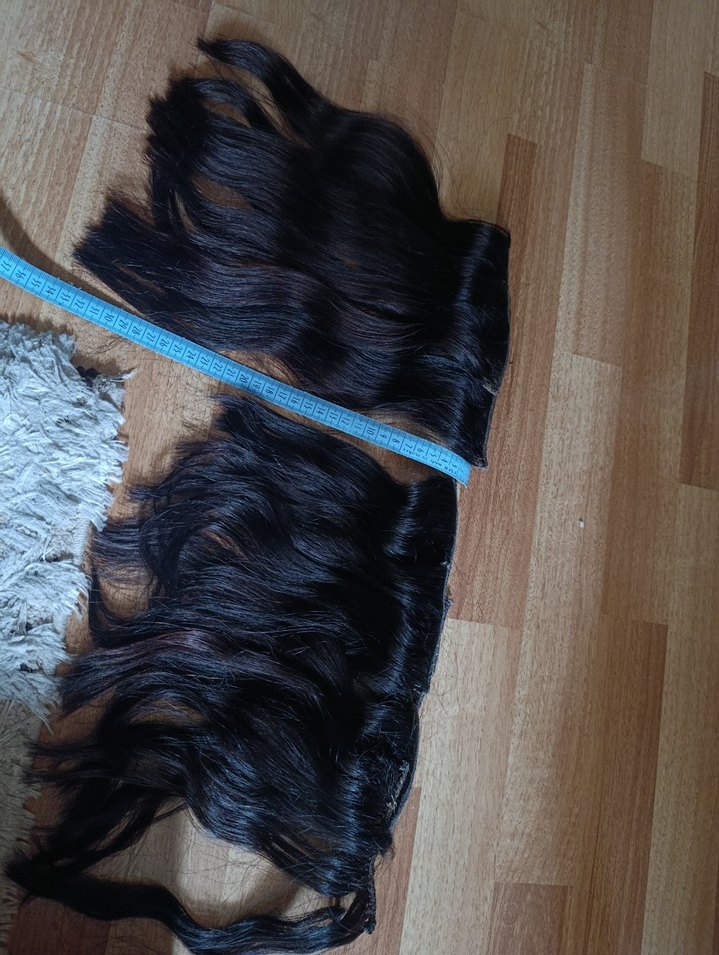 gerçek saç çit çit peruk - Görsel 5